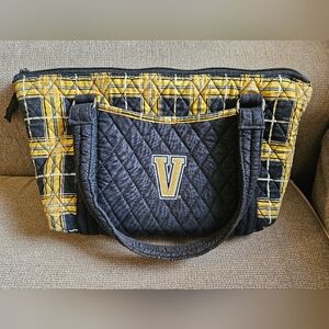 Collegiate Plaids Vanderbilt tote